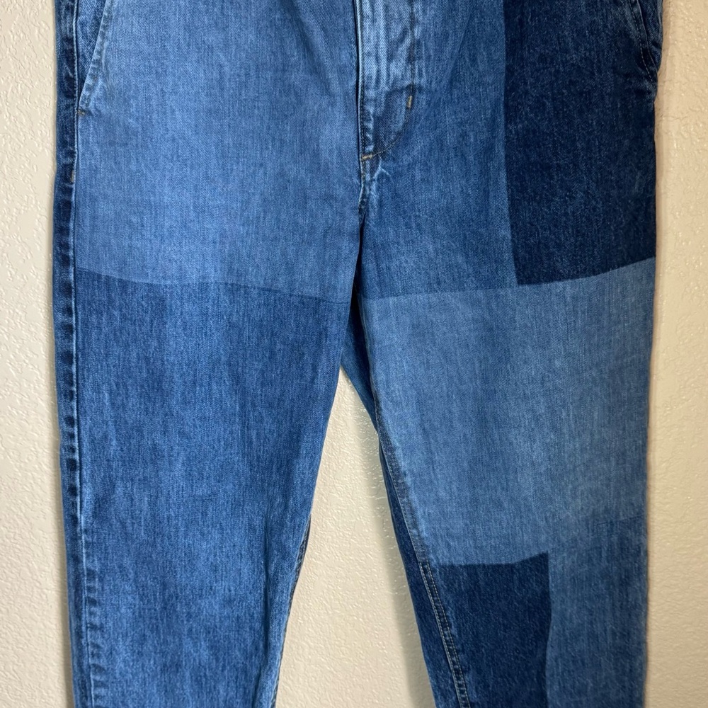 Men’s Sun & Stone Patchwork Drawstring Denim Jean… - image 2